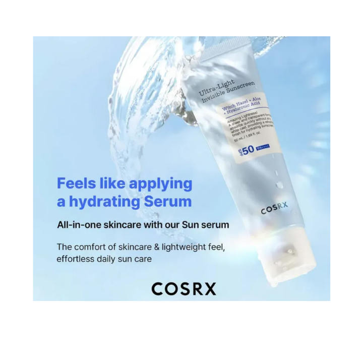 Cosrx Ultra Light Invisible Sunscreen SPF50 PA++++ 50ml