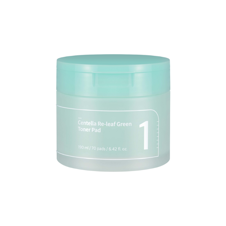 Numbuzin No.1 Centella Re-Leaf Green Toner Pad 70Pads 190ml