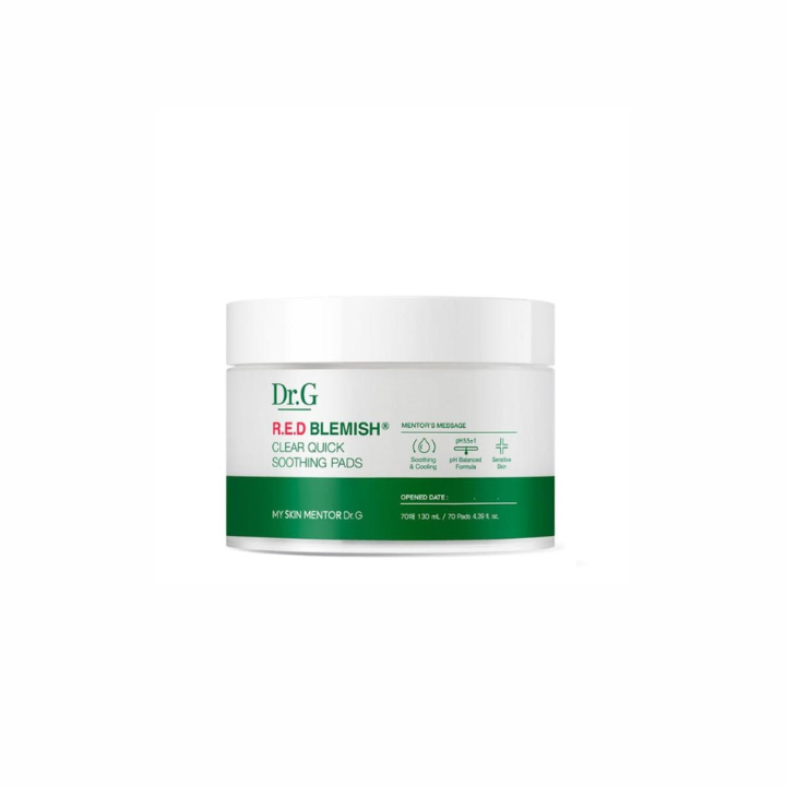 Dr.G Red Blemish Clear Quick Soothing Pads 70ea