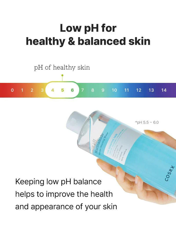 Cosrx Low pH Niacinamide Micellar Cleansing Water 400ml