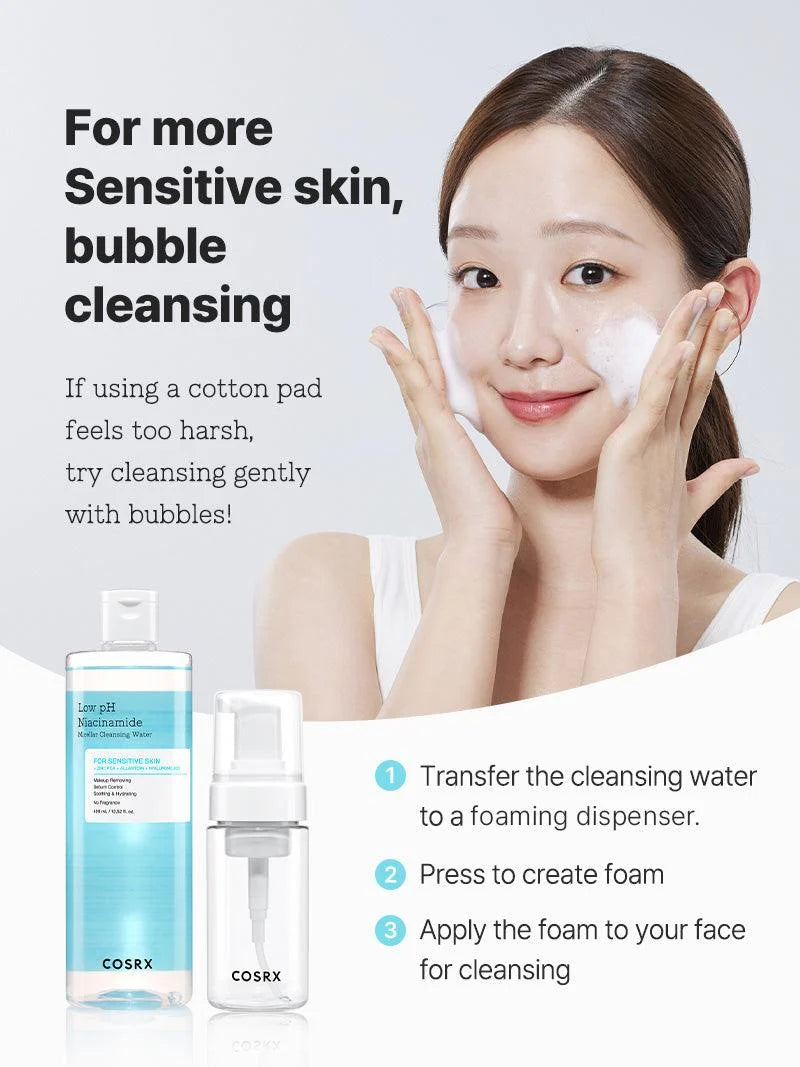 Cosrx Low pH Niacinamide Micellar Cleansing Water 400ml