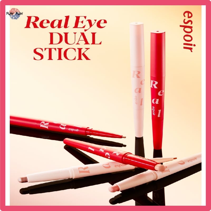 Espoir Real Eye Dual Stick -02 Peach Beam
