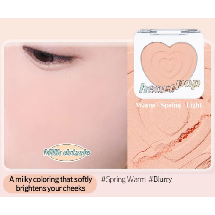 Etude House Sarr Sweeties Heart Pop Blusher 4g - Milk Drizzle