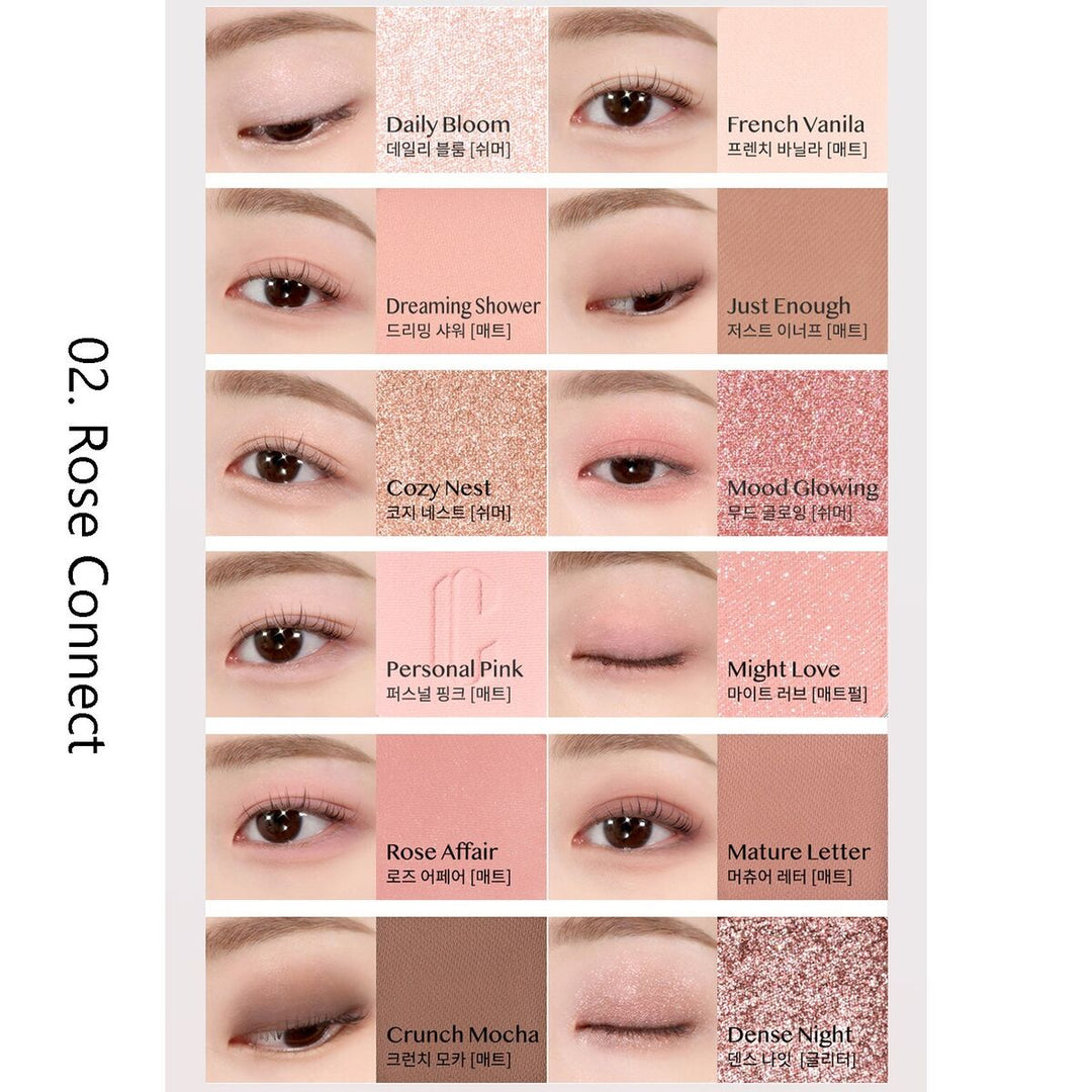 CLIO Pro Eye Palette Air 7.2g No.2 Rose Connect