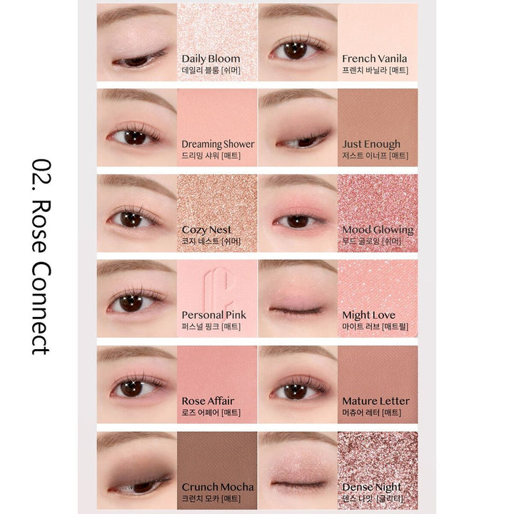 CLIO Pro Eye Palette Air 7.2g No.2 Rose Connect