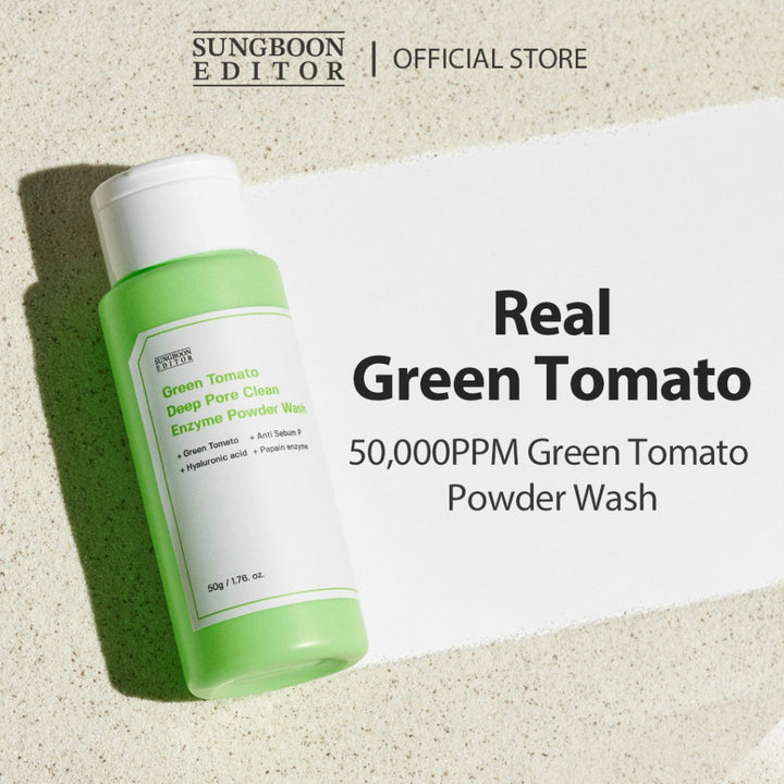 SUNGBOON EDITOR Green Tomato Deep Pore Clean Enzyme Powder Wash 50g