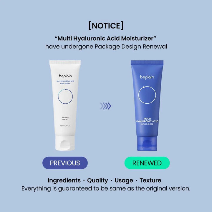 Beplain Multi Hyaluronic Acid Moisturzier 70ml
