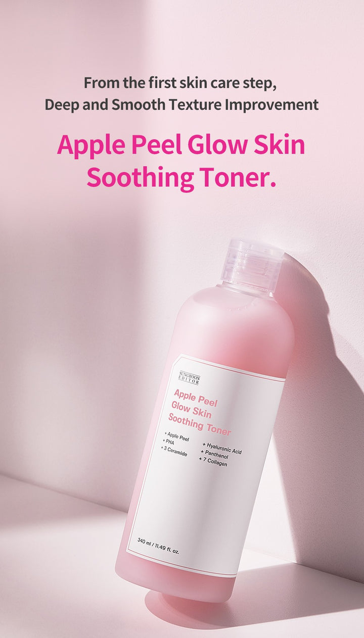 SUNGBOON EDITOR Apple Peel Glow Skin Soothing Toner 350ml